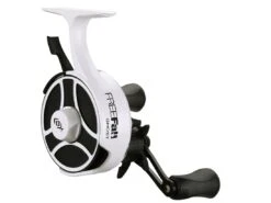 13 Fishing FreeFall Ghost Inline Ice Fishing Reel -Simms || 13 Fishing || Huk Shop 13fishing right freefallinlineghosticereel angle2 41 03 13f 10003