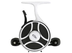 13 Fishing FreeFall Ghost Inline Ice Fishing Reel -Simms || 13 Fishing || Huk Shop 13fishing right freefallinlineghosticereel side2 41 03 13f 10003