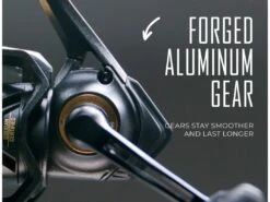 Googan Squad Gold Series Spinning Reel & Finesse Rod Bundle -Simms || 13 Fishing || Huk Shop 220929 googan squad gold spinning reel features forged alum gear 1