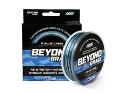 Beyond Braid Braided Line -Simms || 13 Fishing || Huk Shop beyondbraid bluecamo 30 03 byb 10000a