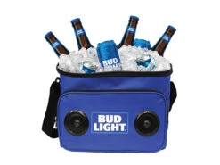 Bud Light Bluetooth Speaker Cooler Bag -Simms || 13 Fishing || Huk Shop bl scb 14