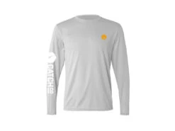 Catch Co. Performance Long Sleeve Shirt -Simms || 13 Fishing || Huk Shop catchco performance longsleeve shirt silver 51 10 cco 10000s 4