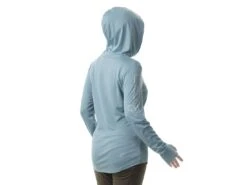 DSG Outerwear Juniper Hooded Shirt -Simms || 13 Fishing || Huk Shop dsg juniperhoodedshirt modelback 51 10 dow 10000dt