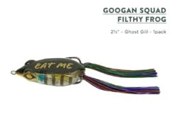 Googan Squad Filthy Frog Savings Bundle -Simms || 13 Fishing || Huk Shop googansquad filthyfrog savingsbundle ghostgill