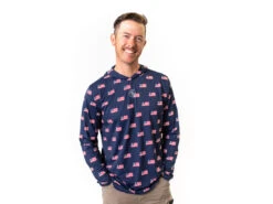 Googan Squad Hooded Long-Sleeve -Simms || 13 Fishing || Huk Shop googansquad gsmericaflag hoodedlong sleeve 51 10 ggs 10011m