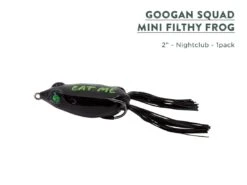 Googan Squad Filthy Frog Savings Bundle -Simms || 13 Fishing || Huk Shop googansquad minifilthyfrog savingsbundle nightclub