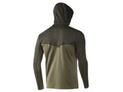 HUK Icon X Coldfront Hoodie -Simms || 13 Fishing || Huk Shop huk heathermoss iconxcoldfronthoodie back 51 10 huk 10008h