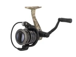Lews American Hero Camo Spinning Reel -Simms || 13 Fishing || Huk Shop lews americanherocamo glamright 41 02 lew 10026b