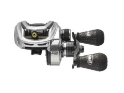 Lews HyperMag SLP Baitcasting Reel -Simms || 13 Fishing || Huk Shop lews hypermagslp v6 41 01 lew 10032b