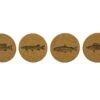 Magic Pine Outfitters Freshwater Fish Series Coasters - 4pack