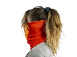 Fish On Necko - Red/Yellow -Simms || 13 Fishing || Huk Shop necko fishon redyellow back