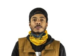 Mystery Tackle Box Beard Shield Necko -Simms || 13 Fishing || Huk Shop necko mtbbeardshield front