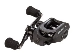 13 Fishing Origin O1 Blackout Baitcasting Reel -Simms || 13 Fishing || Huk Shop origin o1 casting reel rh 1