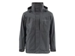 Simms Challenger Jacket -Simms || 13 Fishing || Huk Shop simms black challengerjacket front 50 99 sim 10005b