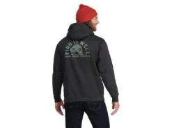 Simms Bass Tombstone Hoody -Simms || 13 Fishing || Huk Shop simms charcoalheather basstombstonehoody modelback 50 99 sim 10024c