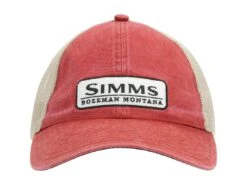 Simms Heritage Trucker Hat -Simms || 13 Fishing || Huk Shop simms simmsorange heritagetrucker 50 25 sim 10031o 1 1