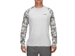 Simms Longsleeve Solarflex Prints Crewneck -Simms || 13 Fishing || Huk Shop simms solarflex prints crewneck 51 10 sim 10002