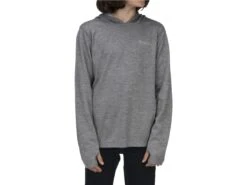 Simms Kids Bugstopper® Hoody -Simms || 13 Fishing || Huk Shop simms steelheather kidsbugstopperhoody modelfront 50 99 sim 100010shs